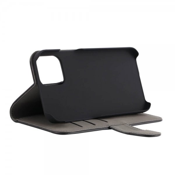 iPhone 12/iPhone 12 Pro Fodral med Kortfack Svart