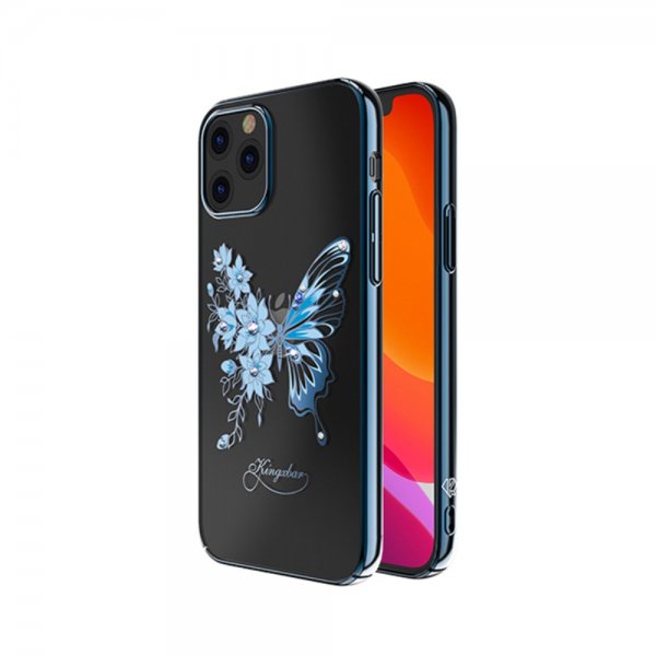 iPhone 12/iPhone 12 Pro Skal Butterfly Series Blå