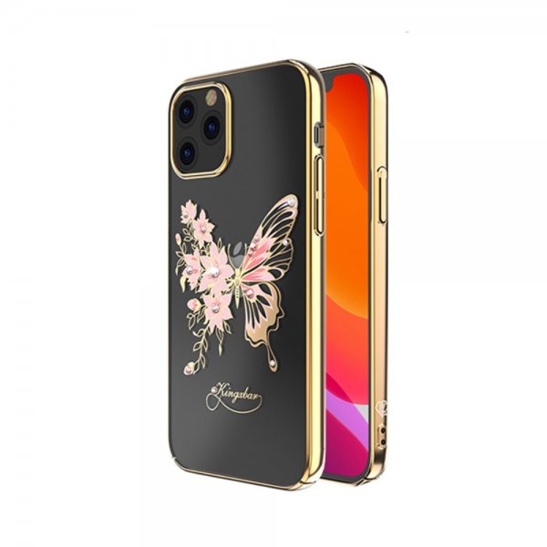 iPhone 12/iPhone 12 Pro Skal Butterfly Series Guld