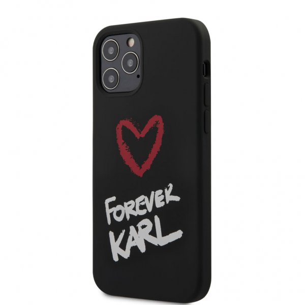 iPhone 12/iPhone 12 Pro Skal Forever Karl Svart