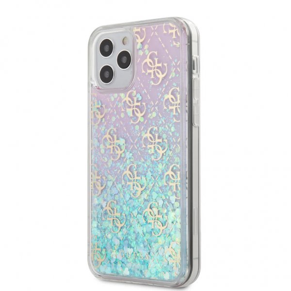 iPhone 12/iPhone 12 Pro Skal Liquid Glitter Iridescent