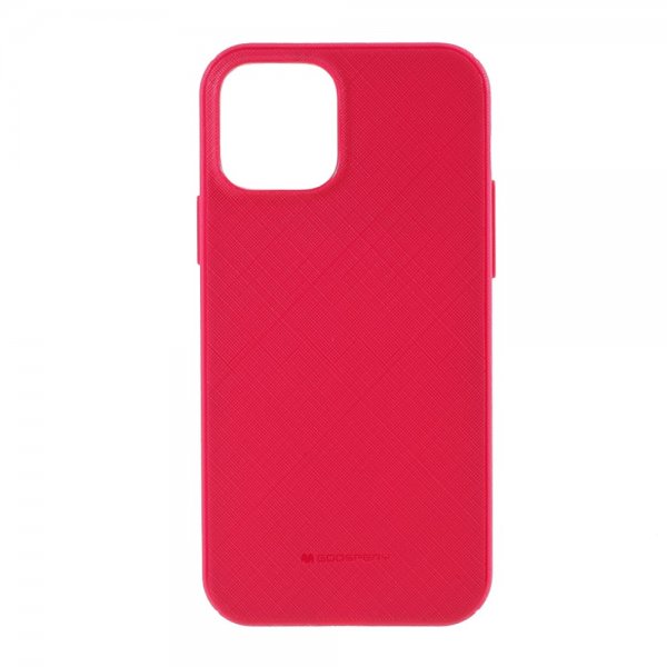 iPhone 12/iPhone 12 Pro Skal med Textur Röd