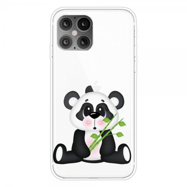 iPhone 12/iPhone 12 Pro Skal Motiv Panda och Bambu