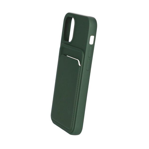 iPhone 12 Mini Skal Korthållare Grön