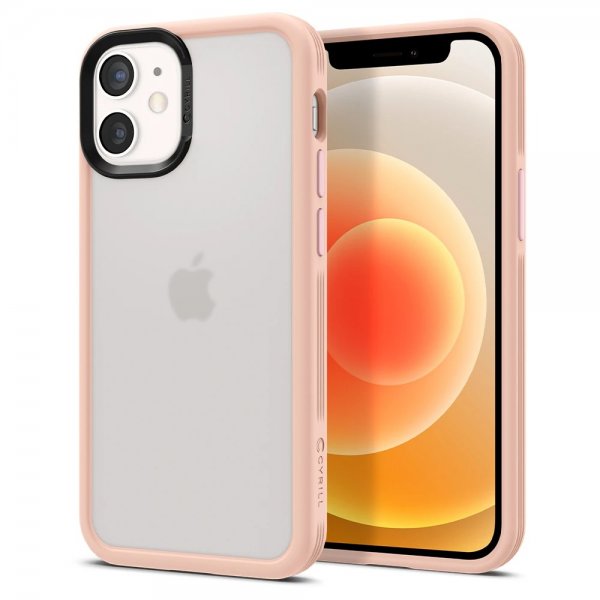 iPhone 12 Mini Skal Color Brick Pink Sand