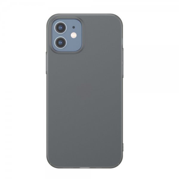 iPhone 12 Mini Skal Comfort Series Transparent Svart