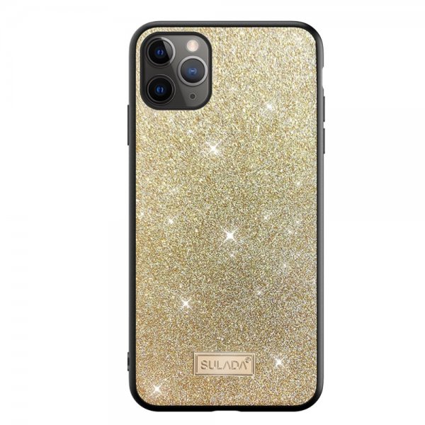iPhone 12 Mini Skal Glitter Guld