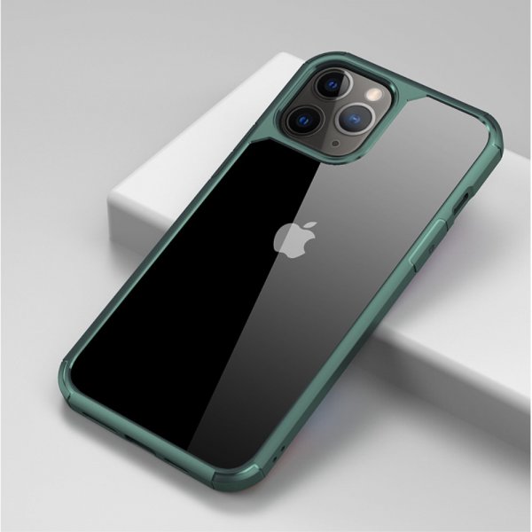 iPhone 12 Mini Skal Hårdplast TPU Klar Grön