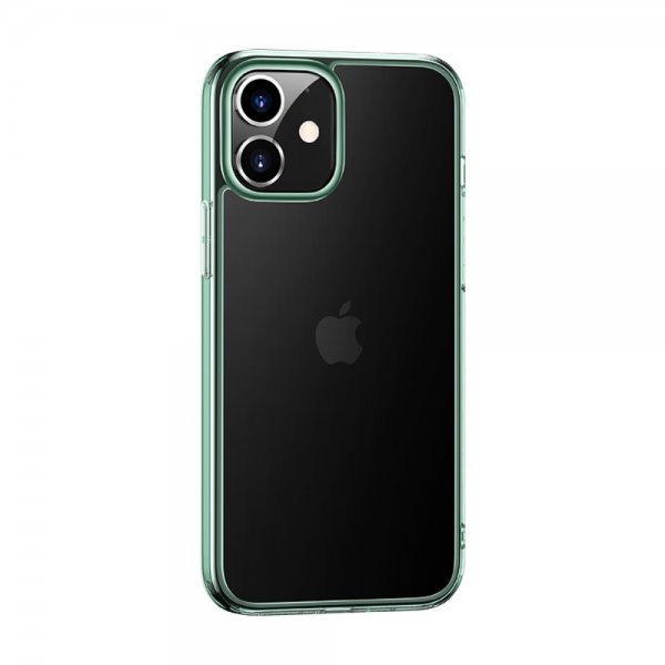 iPhone 12 Mini Skal Minni Series Transparent Grön