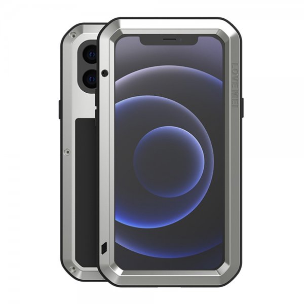 iPhone 12 Mini Skal Powerful Case Silver