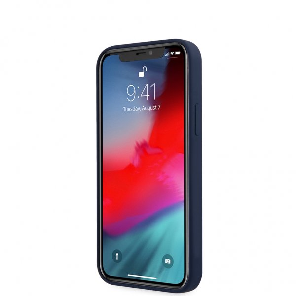 iPhone 12 Mini Skal Vintage Silicone Blå