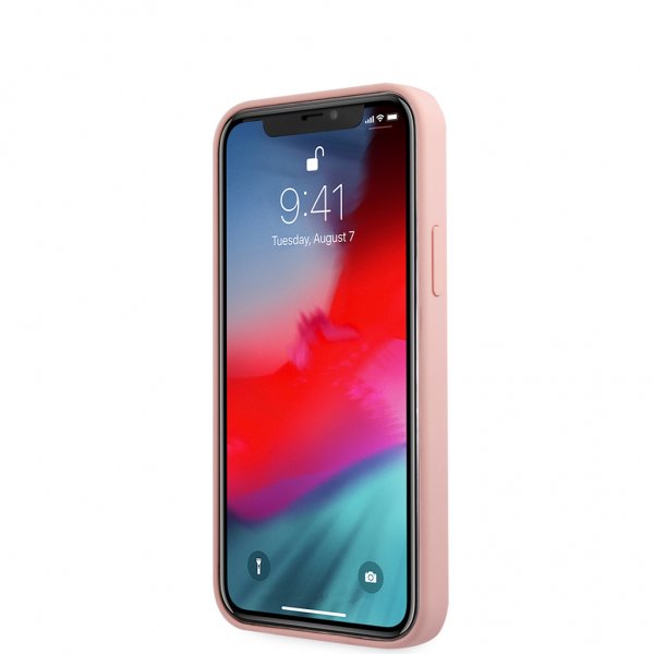 iPhone 12 Mini Skal Vintage Silicone Rosa