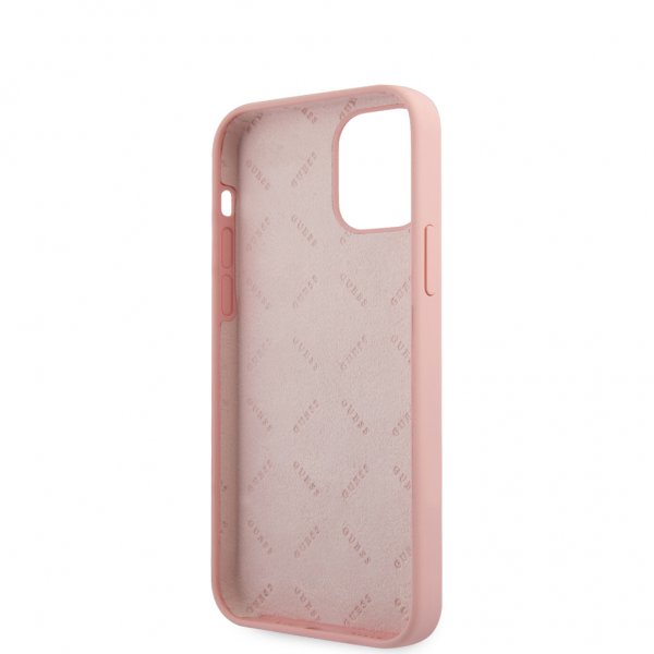 iPhone 12 Mini Skal Vintage Silicone Rosa