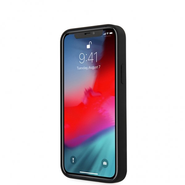 iPhone 12 Mini Skal Vintage Silicone Svart