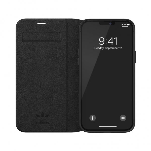 iPhone 12 Pro Max Fodral Booklet Case Basic Svart