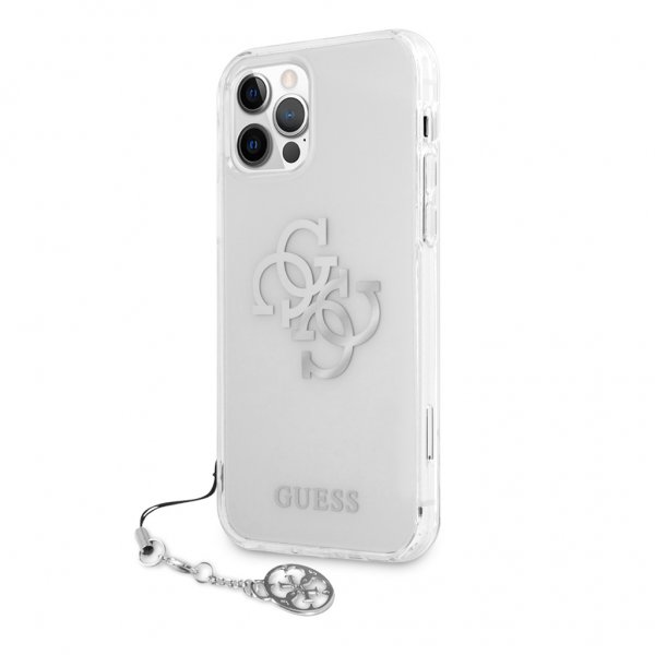 iPhone 12 Pro Max Skal 4G Logo Silver Klar