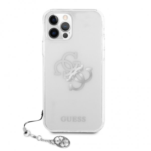 iPhone 12 Pro Max Skal 4G Logo Silver Klar