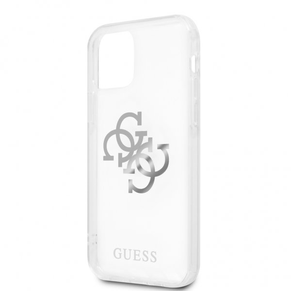 iPhone 12 Pro Max Skal 4G Logo Silver Klar