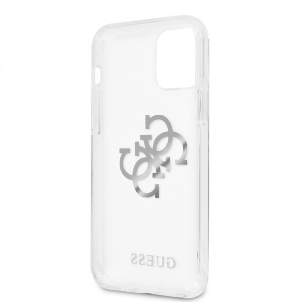 iPhone 12 Pro Max Skal 4G Logo Silver Klar