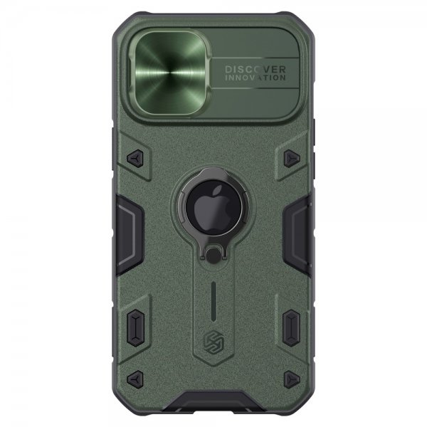 iPhone 12 Pro Max Skal CamShield Armor Grön