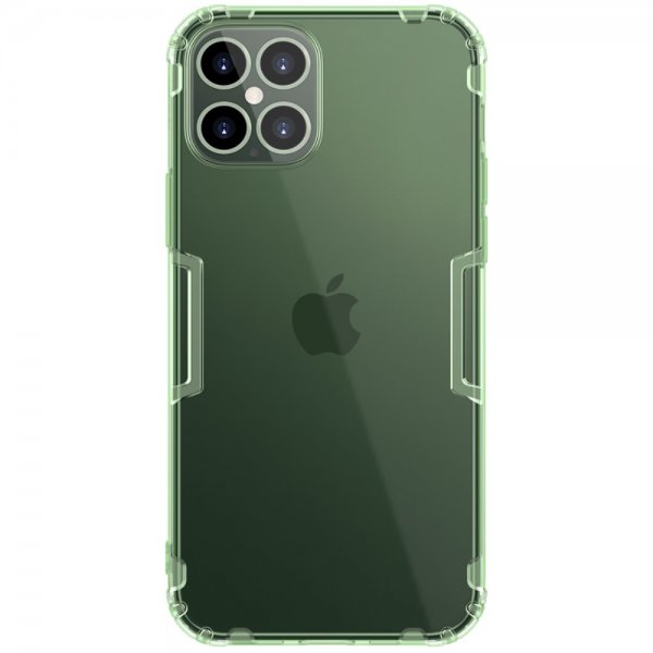 iPhone 12 Pro Max Skal Nature Series Transparent Grön