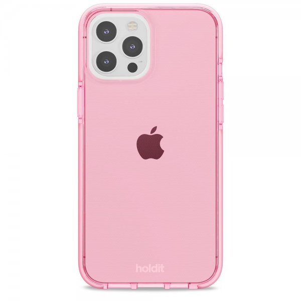 iPhone 12 Pro Max Skal Seethru Bright Pink