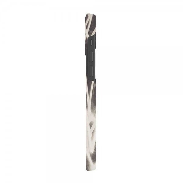 iPhone 12 Pro Max Skal Växtbaserat Graffiti Heart Black White