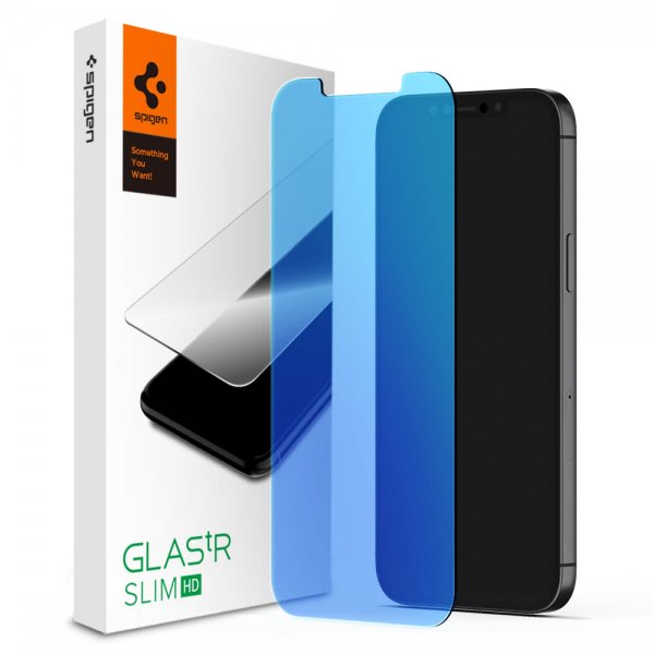 iPhone 12 Pro Max Skärmskydd GLAS.tR EZ Fit Anti-Blue 2-pack