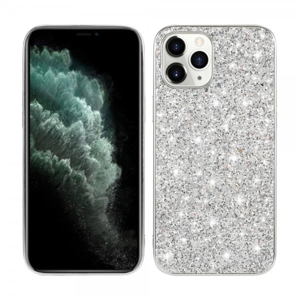 iPhone 12 Mini Skal Glitter Silver