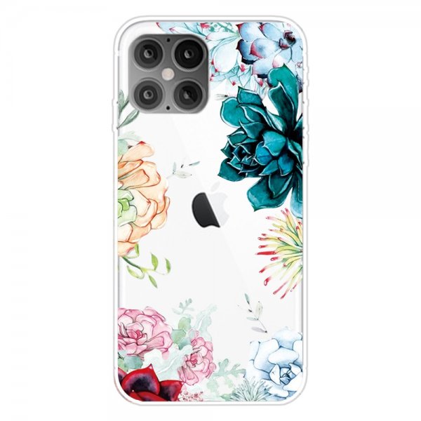 iPhone 12 Mini Skal Motiv Färgglada Blommor