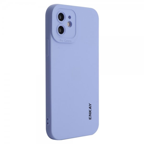 iPhone 12 Skal Silicone Lila