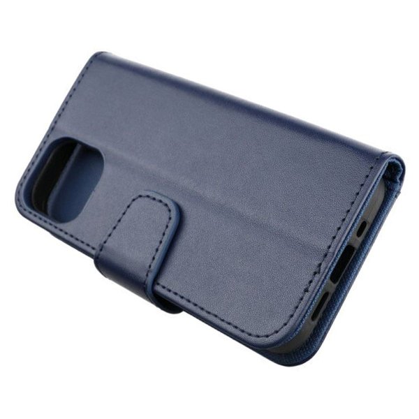 iPhone 12/iPhone 12 Pro Fodral Utfällbart Kortfack Blå