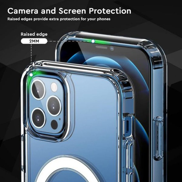 iPhone 12/iPhone 12 Pro Skal TPU MagSafe Transparent