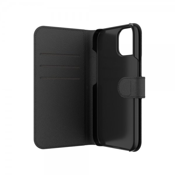 iPhone 13/14/15/16e/17e Fodral Folio Svart