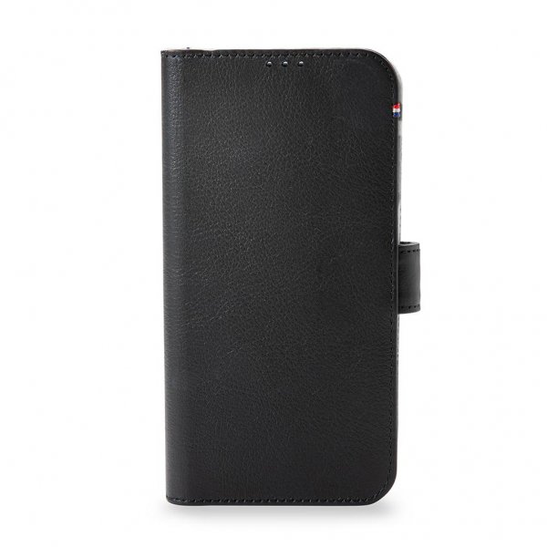 iPhone 13 Fodral Leather Detachable Wallet Svart