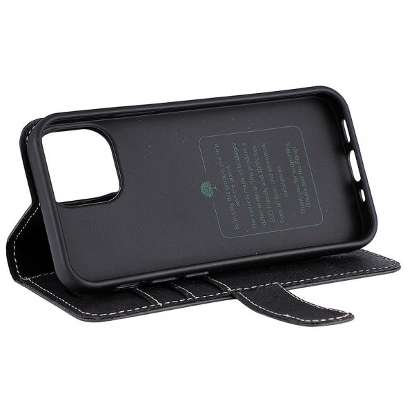 iPhone 13 Mini Fodral ECO Wallet Svart