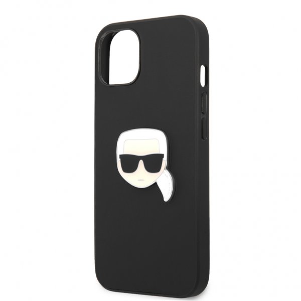 iPhone 13 Mini Skal Metal Logo Svart