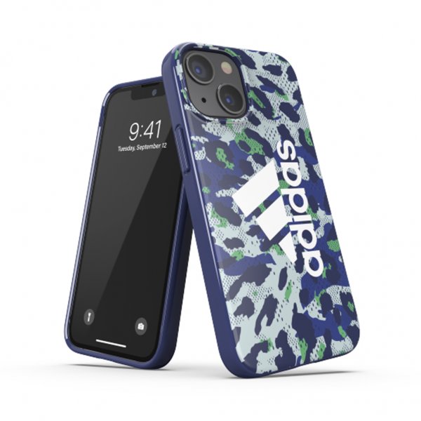 iPhone 13 Mini Skal Snap Case Leopard Bold Blue