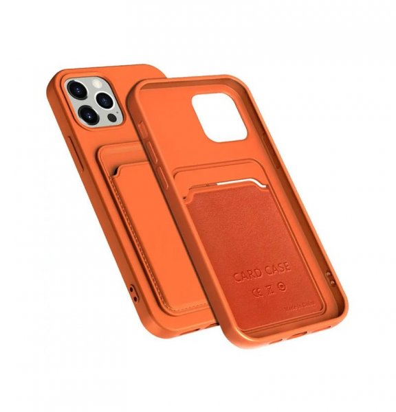 iPhone 13 Pro Max Skal Korthållare Orange