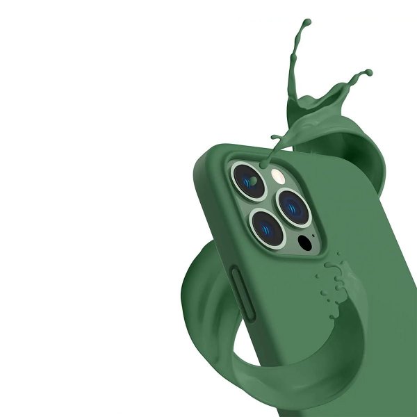 iPhone 13 Pro Max Skal Silikon Grön