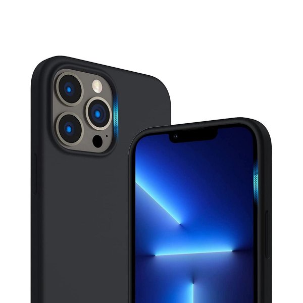 iPhone 13 Pro Max Skal Silikon Svart