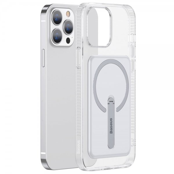 iPhone 13 Pro Max Skal Bracket Case MagSafe Transparent Klar