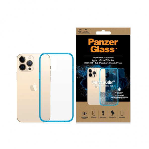 iPhone 13 Pro Max Skal ClearCase Color Bondi Blue