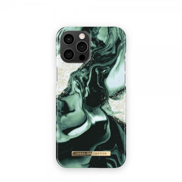 iPhone 13 Pro Max Skal Fashion Case Golden Olive Marble