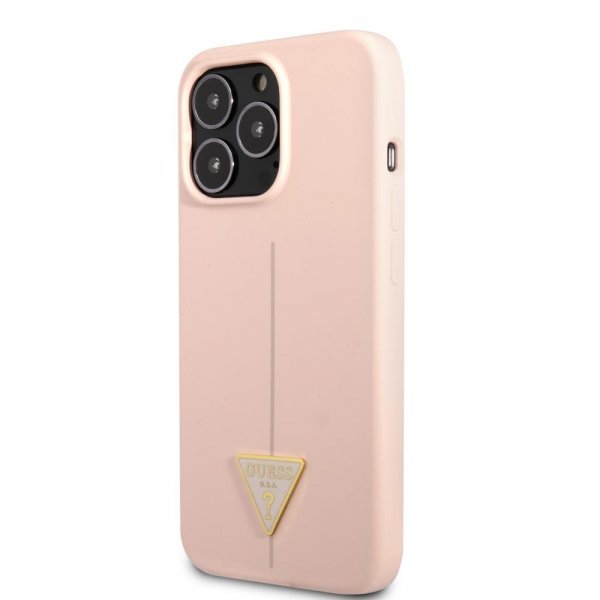 iPhone 13 Pro Max Skal Metal Triangle Rosa