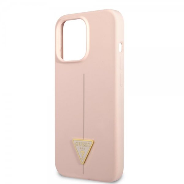 iPhone 13 Pro Max Skal Metal Triangle Rosa