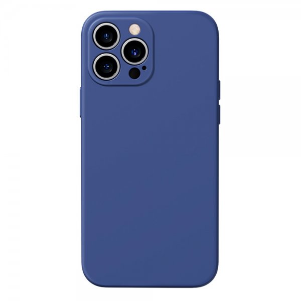 iPhone 13 Pro Max Skal Silikon MagSafe Navy Blue