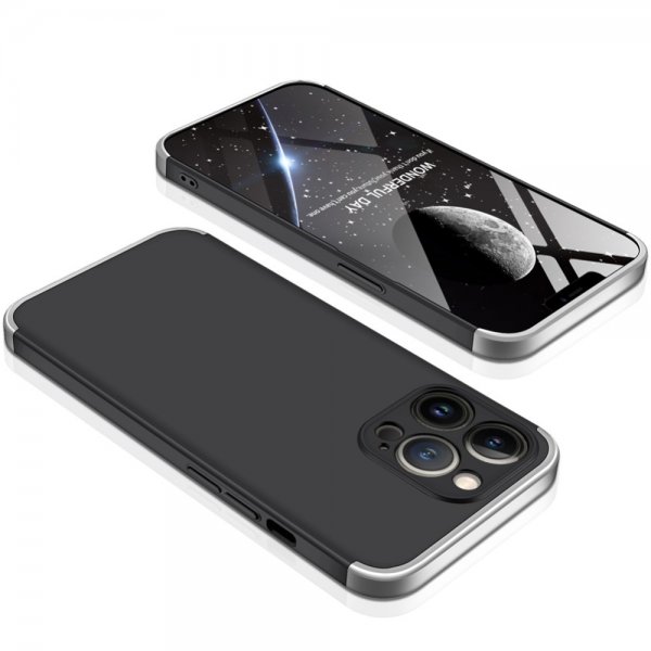 iPhone 13 Pro Max Skal Tredelat Svart Silver