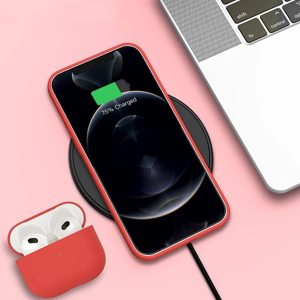 iPhone 13 Pro Skal Silikon Rosa