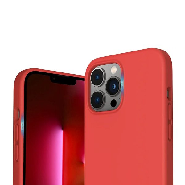 iPhone 13 Pro Skal Silikon Rosa